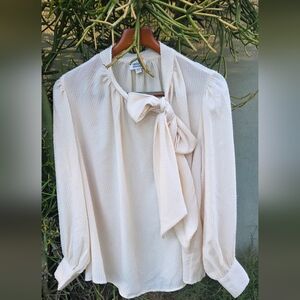 Elegant Cream Women's Top